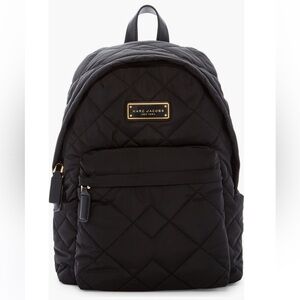 Marc Jacobs Black Quilted Backpack